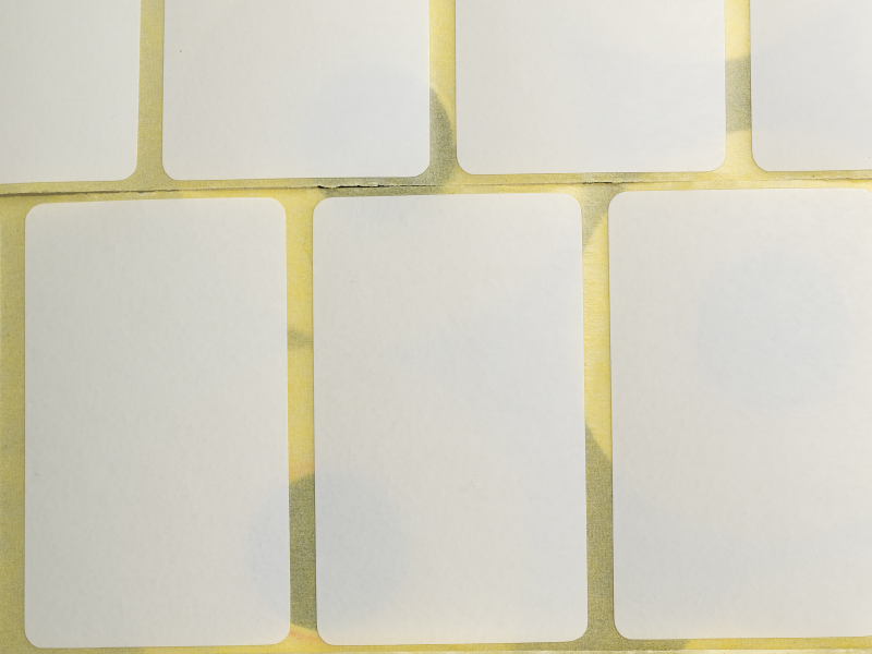 Pressure sensitive adhesives on a sheet